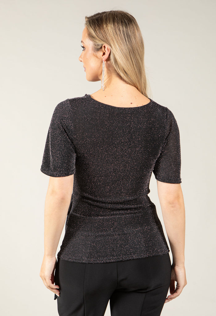 Side Knot Sparkling Top