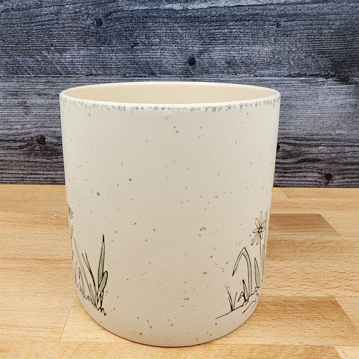 Spring Chics Canister Set by Blue Sky 4" & 5" Embossed Ceramic Home Décor Pots