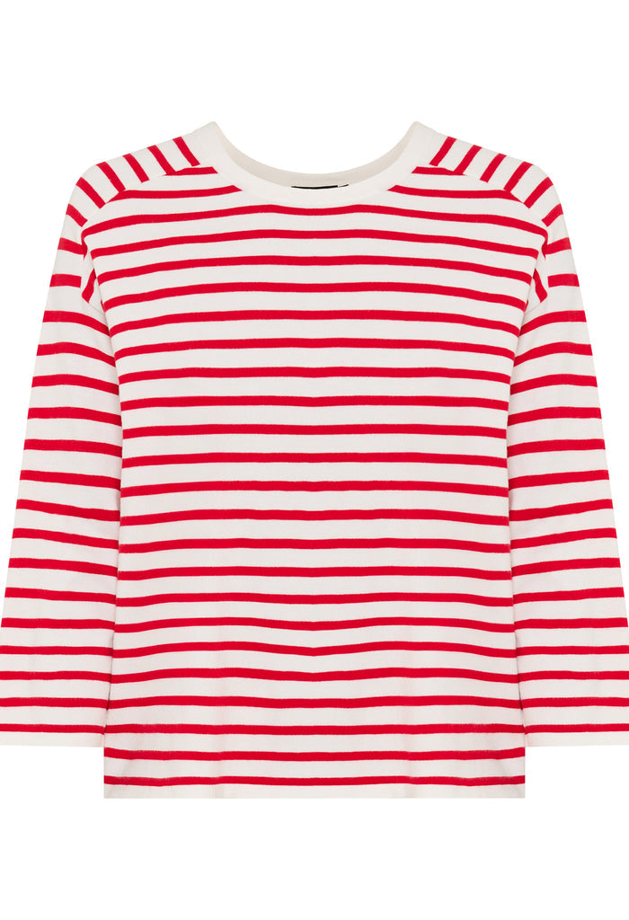 Striped Raglan Sleeve Jumper