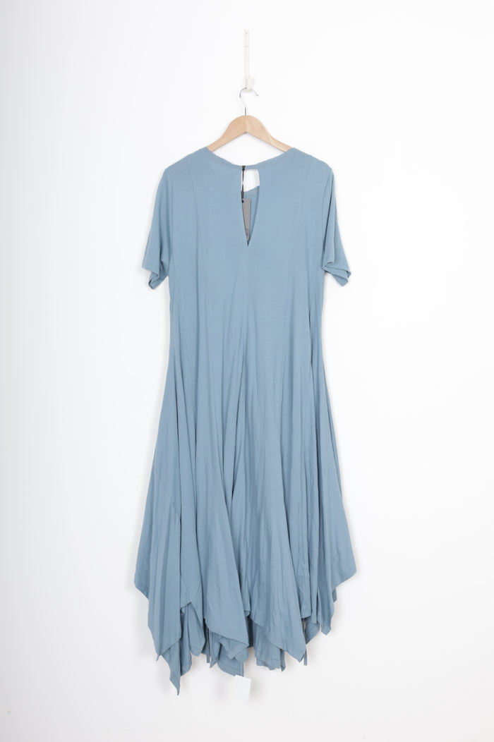 Taylor Womens Blue Dress Size L