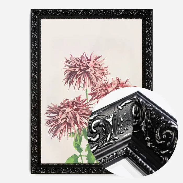 21x30cm | 8¼ x 11¾in / Black Ornate Frame