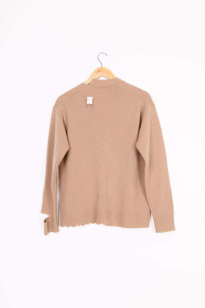 Tibi Womens Brown Jumper Size XXS