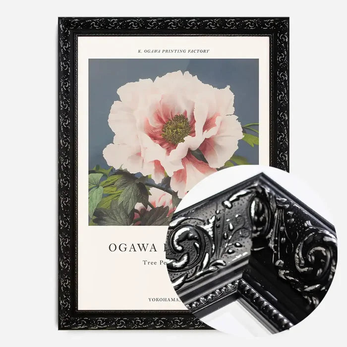 21x30cm | 8¼ x 11¾in / Black Ornate Frame