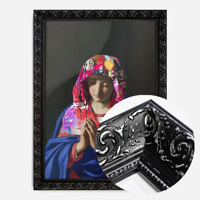 21x30cm | 8¼ x 11¾in / Black Ornate Frame