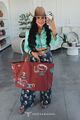 Western Patch Print Canvas Large Tote Bag