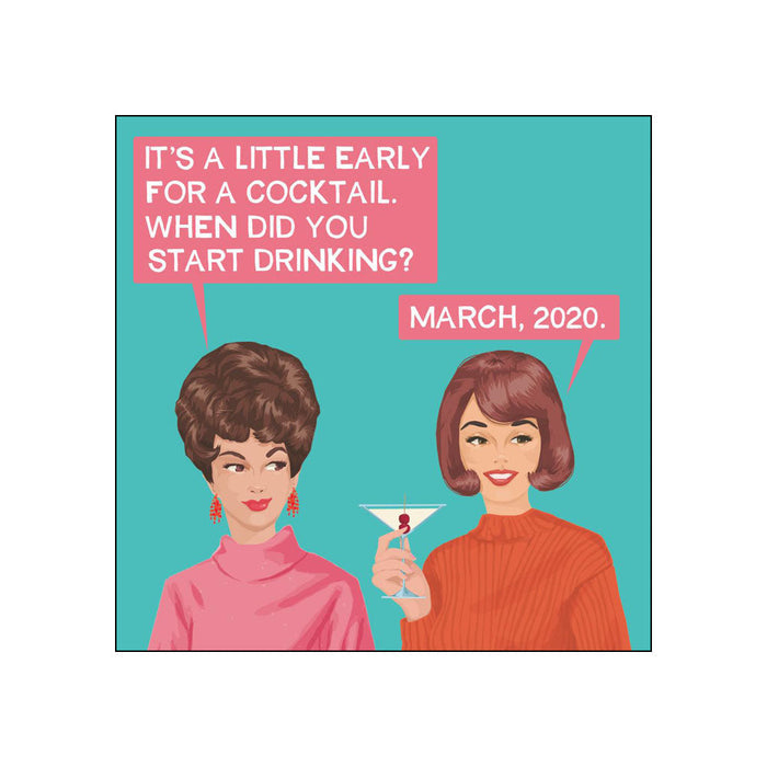 When Did You Start? • Beverage Napkins