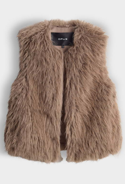 Wondra Faux Fur Waistcoat