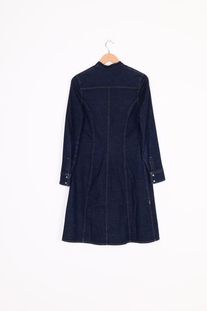 Workshop Womens Blue Dress Size 14