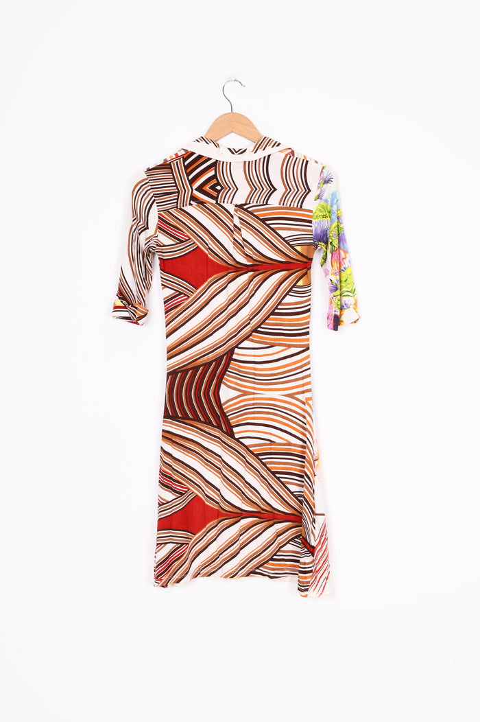 Yvonne Bennetti Womens Cream Dress Size 2