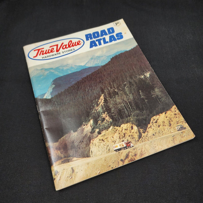 1982 True Value United State Highway Transportation Travel Road Map Atlas