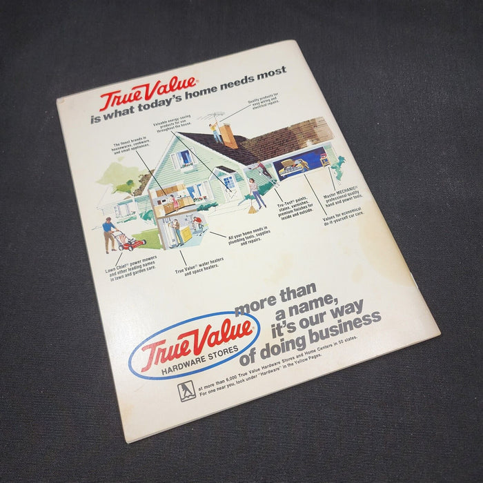 1982 True Value United State Highway Transportation Travel Road Map Atlas