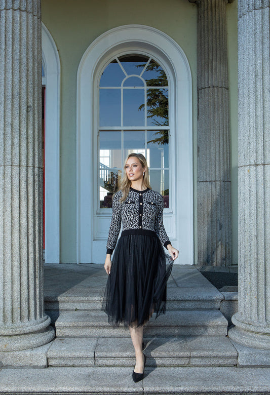 2 in 1 Look Tulle Dress