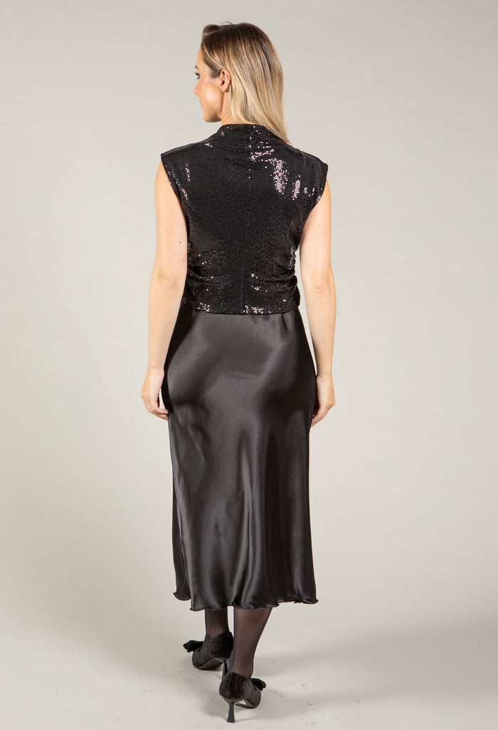 2 in 1 Sequin Dress