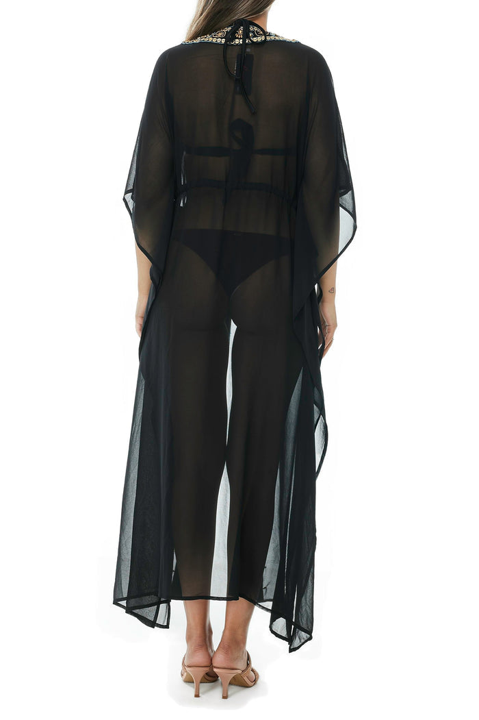 2023 collection -Black Embellished dusters