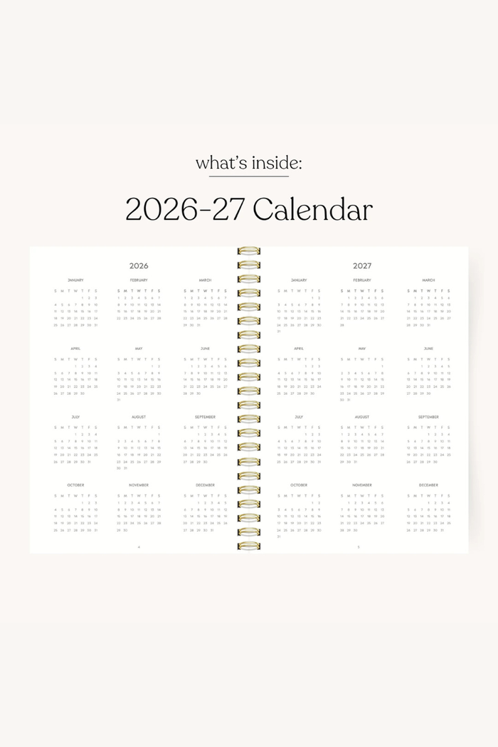 2026-2027 Academic Planner - Painted Cherries