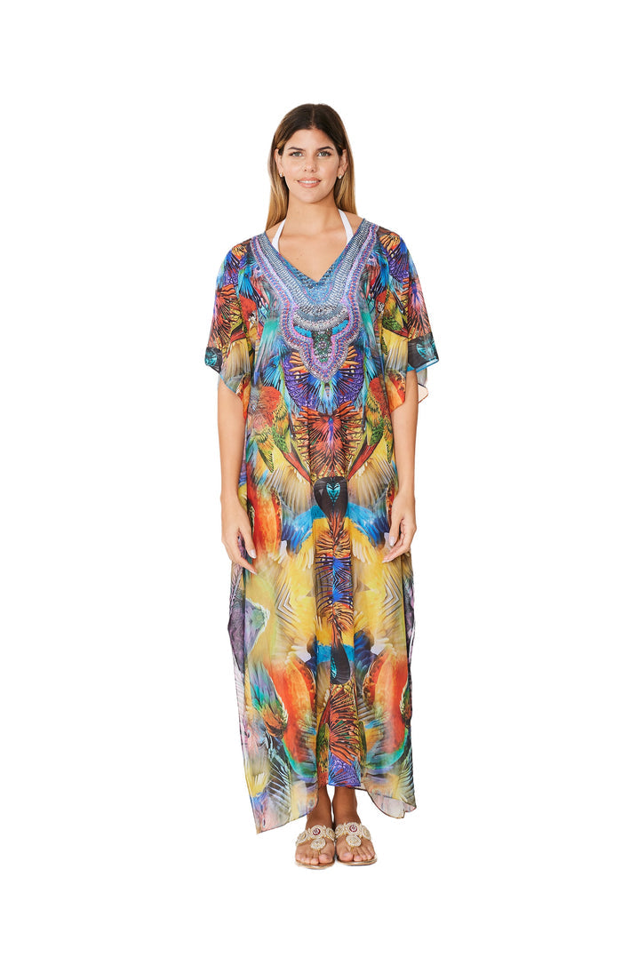 234 Multicolor Long kaftan
