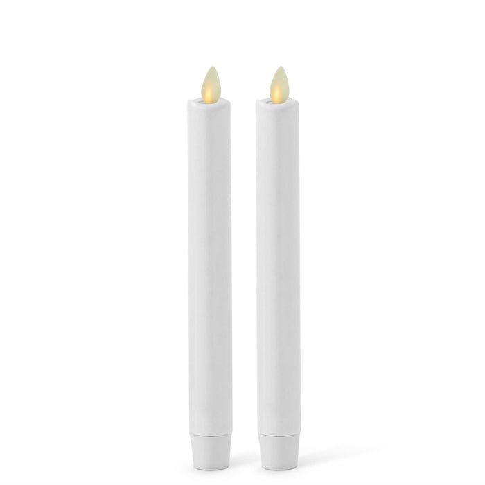 2pk 6" White Taper Luminara Candles
