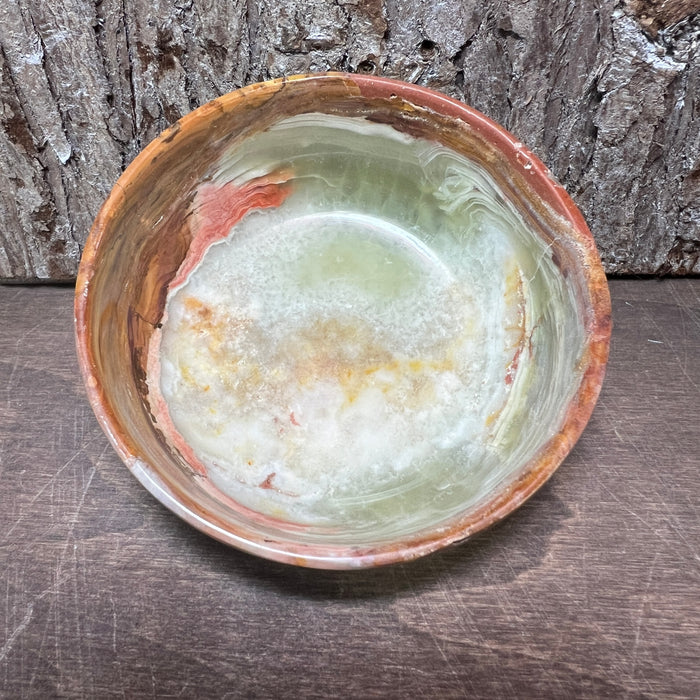 3" Green Onyx Bowl