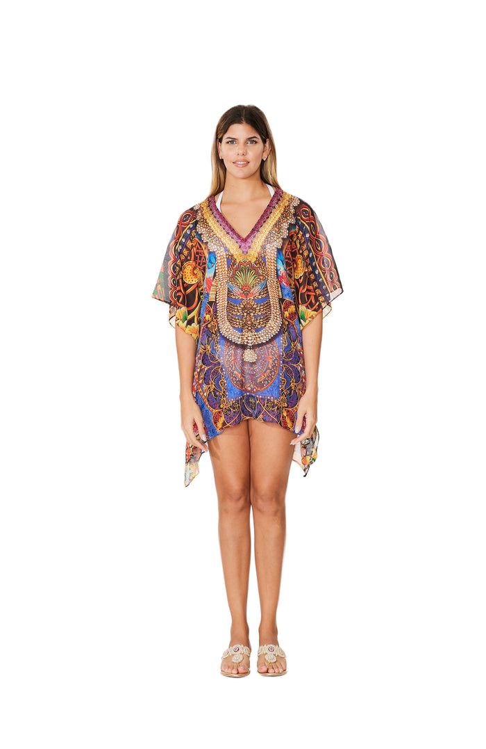 314 Multicolor Short kaftan