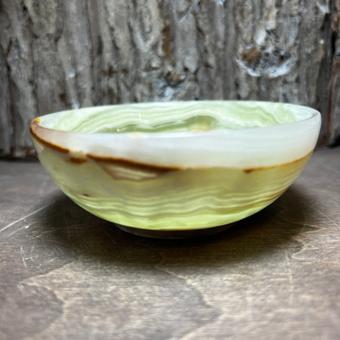 4" Green Onyx Bowl