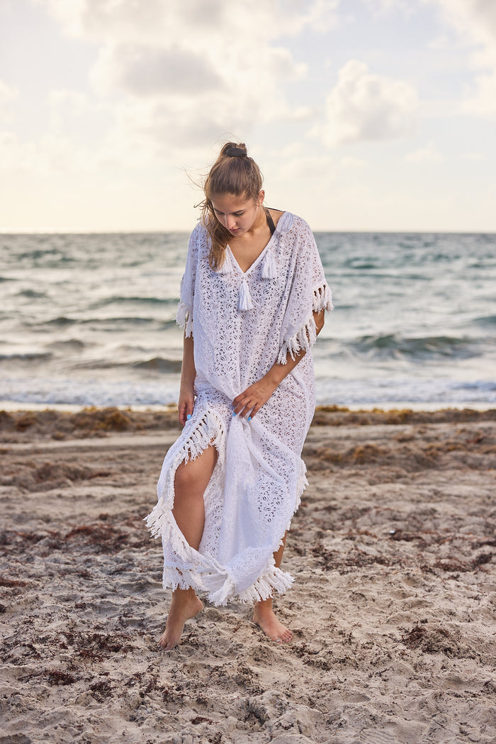 #5 white cotton Long Kaftan New Arrival 2023