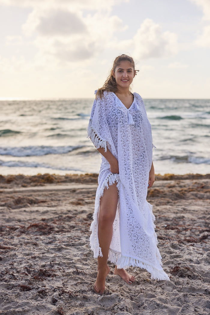 #5 white cotton Long Kaftan New Arrival 2023
