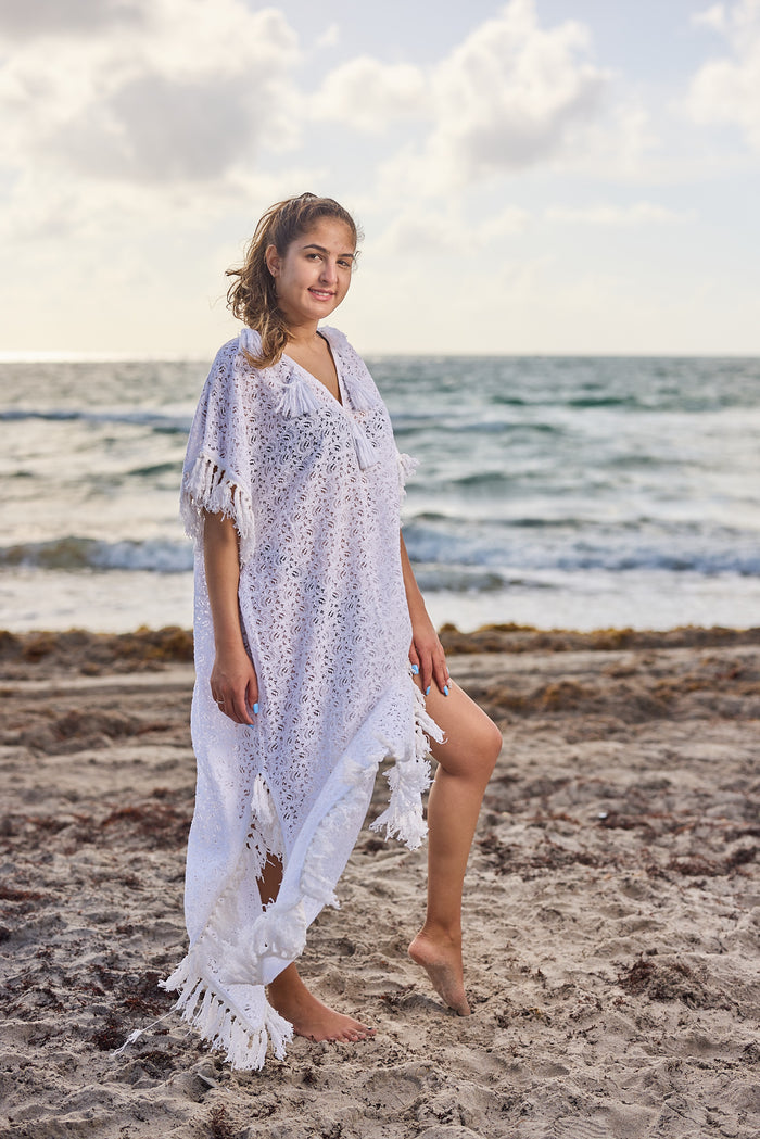 #5 white cotton Long Kaftan New Arrival 2023