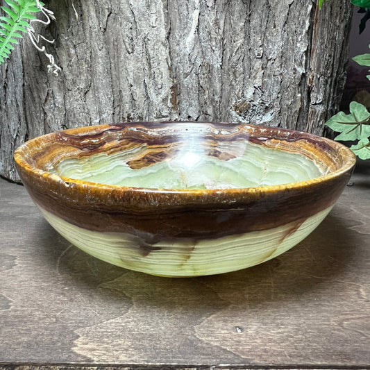 6" Green Onyx Bowl