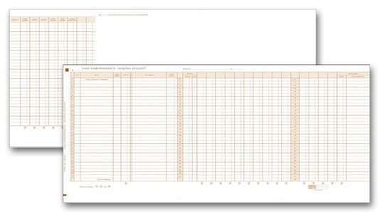 800JG Legal General Accounting Journal 24 1/2 x 11"  - QTY 25