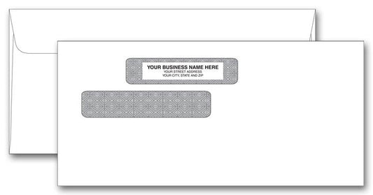 91506 Double Window Confidential Envelope 4 1/8 x 9 1/2" QTY 250