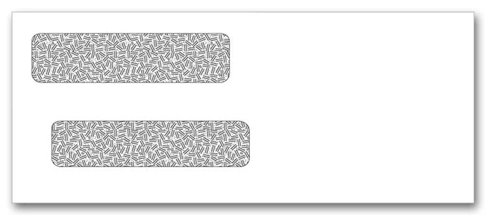 91534 Double Window Envelope 8 5/8 x 3 5/8" QTY 100