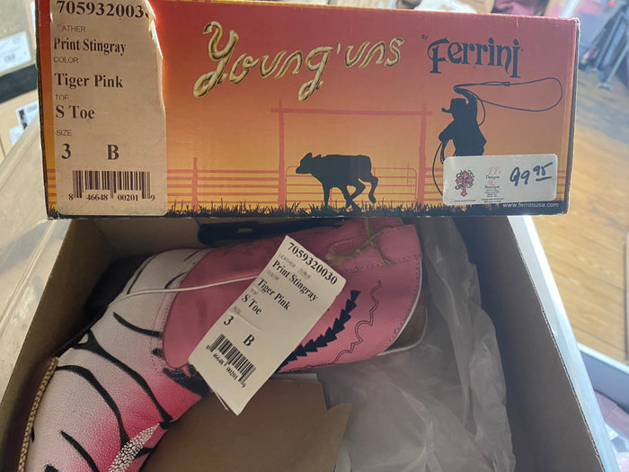Ferrini KIds Cowgirl Print Stingray Boot