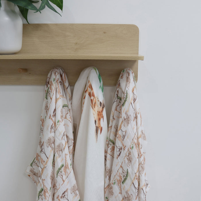 Adventure Bamboo 3pk Muslin Wraps - Bubba Blue Australia