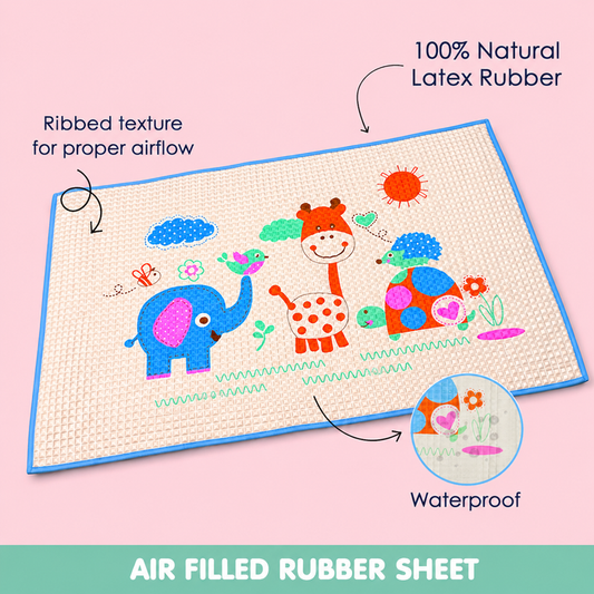Air filled rubber sheet | Play mat | Elephant | 90 cm x 60 cm