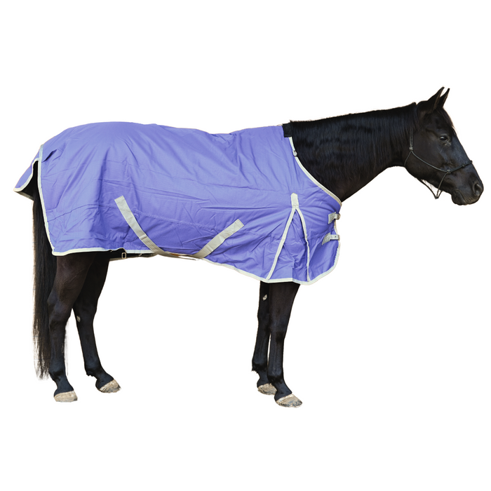 AJ Tack 1200D Waterproof Turnout Horse Blanket with Storage Bag, Purple