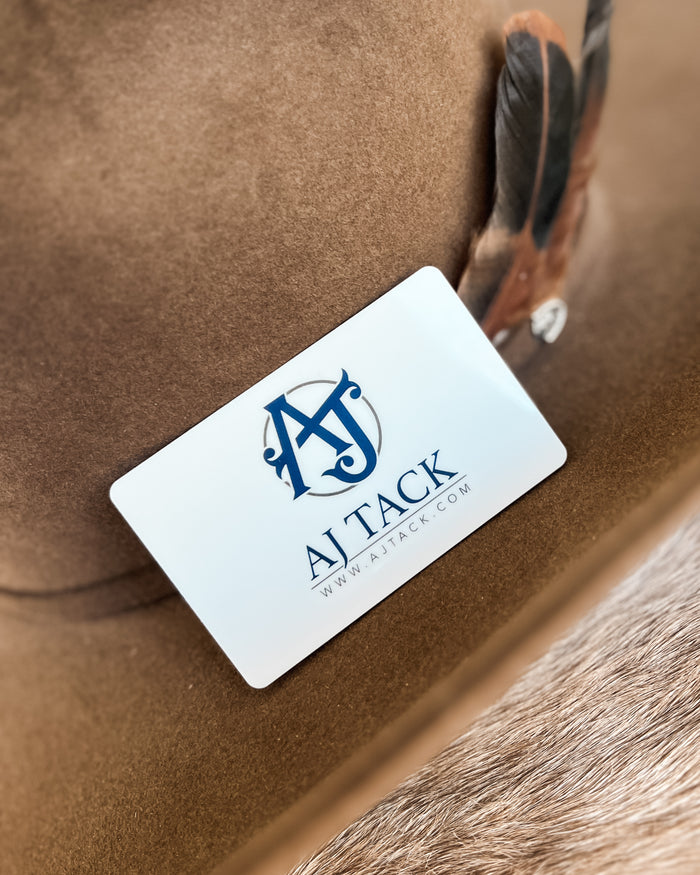 AJ Tack Gift Card - Physical Version