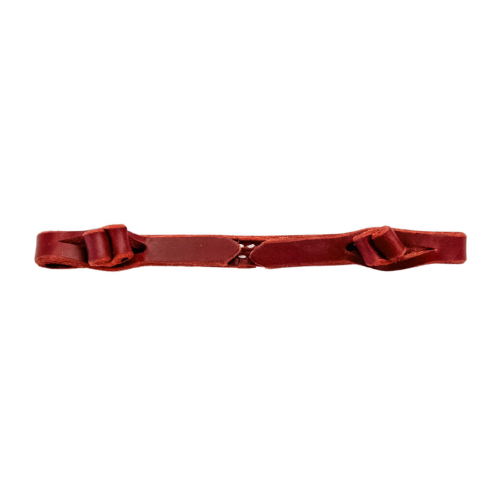 AJ Tack Latigo Leather 2 Button Curb Strap