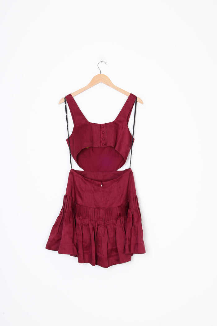 Aje. Womens Red Dress Size 10