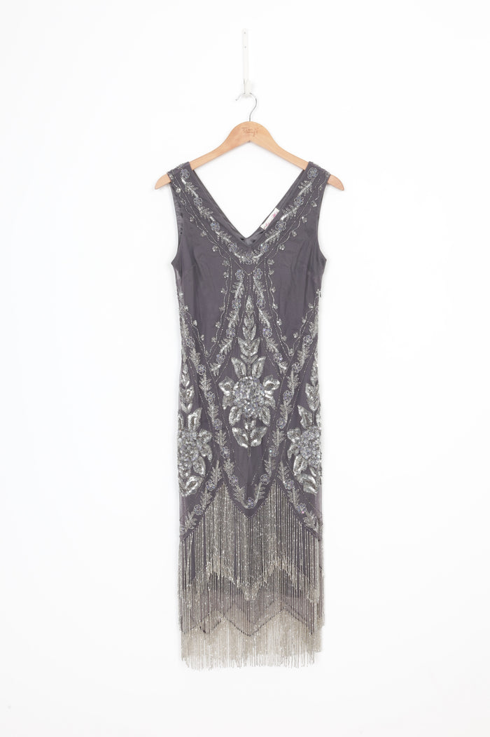 Alannah Hill Womens Grey Dress Size 8