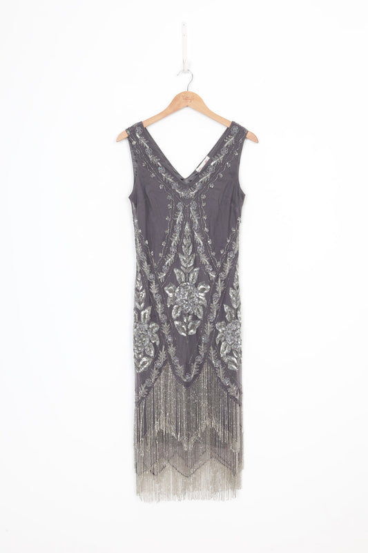 Alannah Hill Womens Grey Dress Size 8