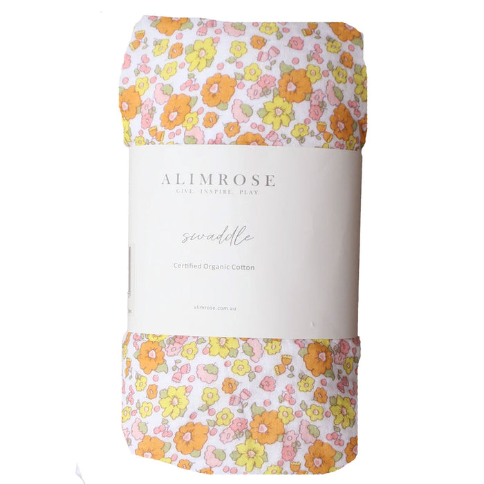 Alimrose Muslin Swaddle - Sweet Marigold