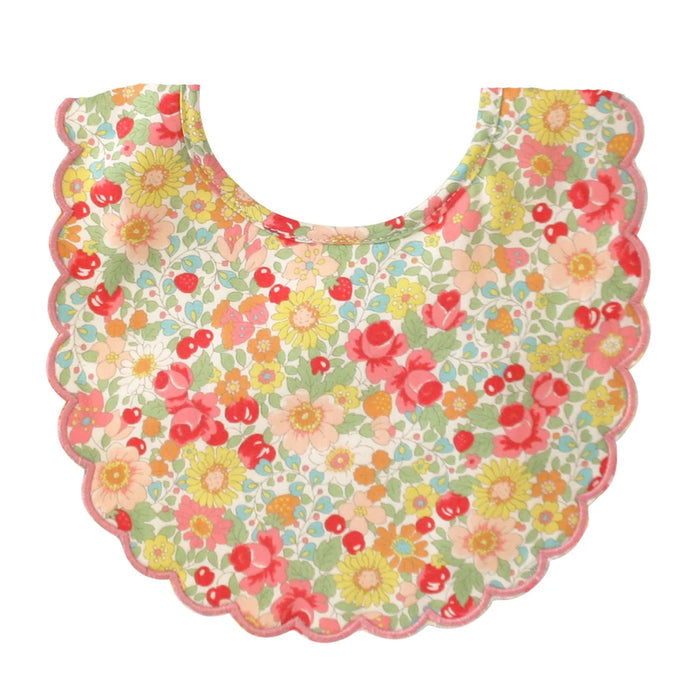 Alimrose Scallop Bib - Spring Blossom