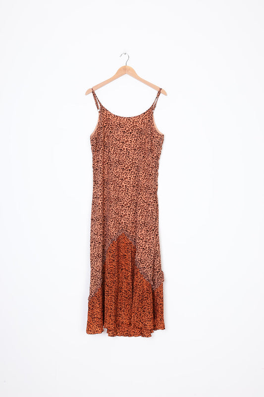 Amaya Womens Brown Dress Size 10
