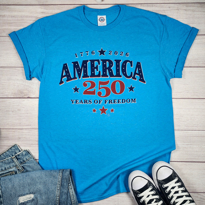 America 250 Years of Freedom T Shirt