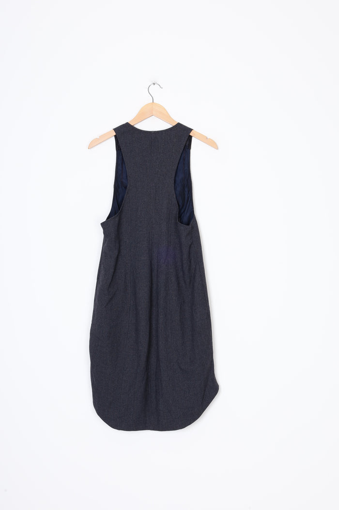 Annah S. Womens Grey Dress Size 12