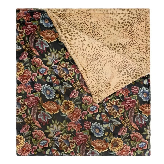 Antiqua Flower Laurel Canyon Cozy Blanket
