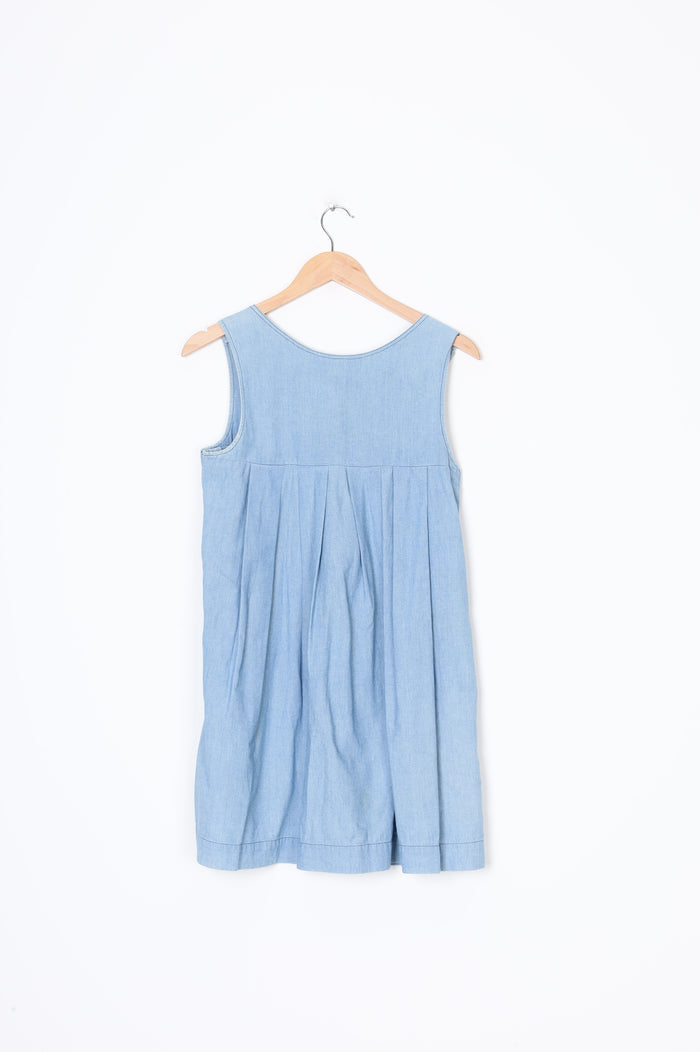 A.P.C. Rue Madame Paris Womens Blue Dress Size M
