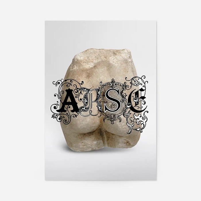 Arse Sculpture Print
