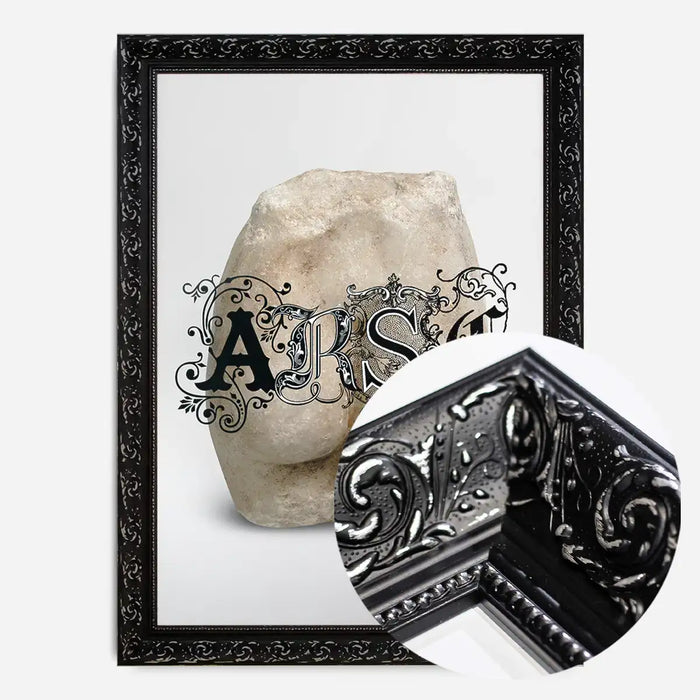 21x30cm | 8¼ x 11¾in / Black Ornate Frame