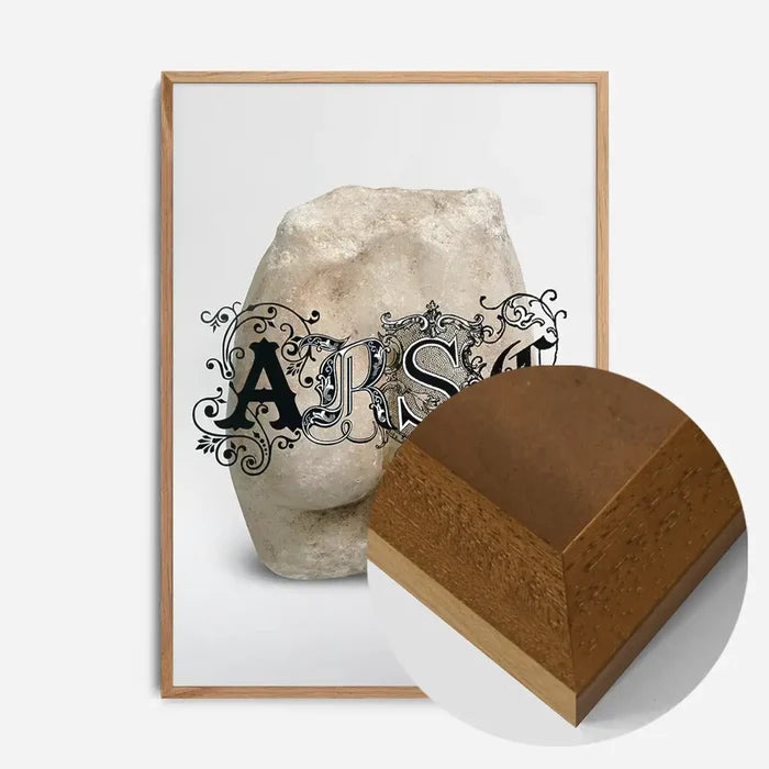 21x30cm | 8¼ x 11¾in / Oak Wood Frame